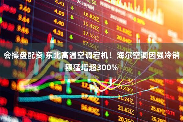 会操盘配资 东北高温空调宕机！海尔空调因强冷销额猛增超300%